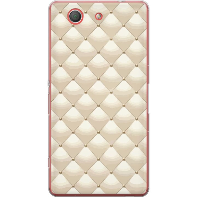 Mobile case for Sony Xperia Z3 Compact with Gold shine design