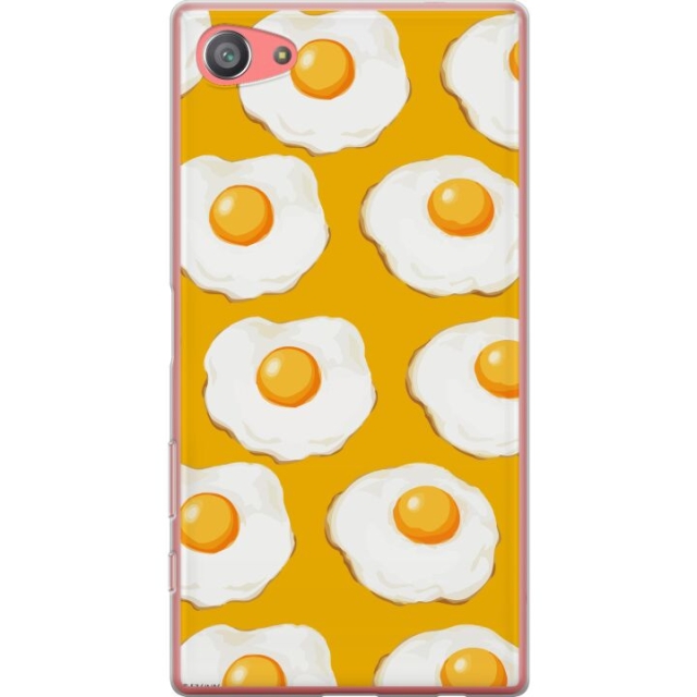 Mobile case for Sony Xperia Z5 Compact with Fried egg design