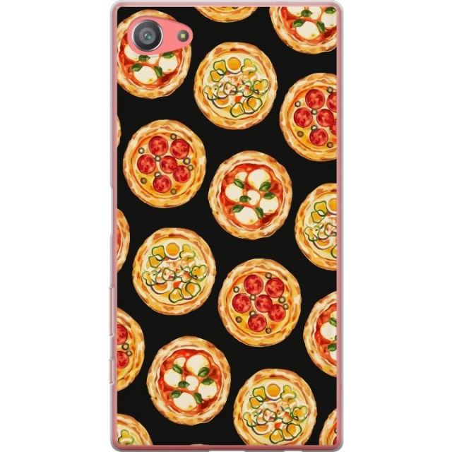Mobile case for Sony Xperia Z5 Compact with Pizza design