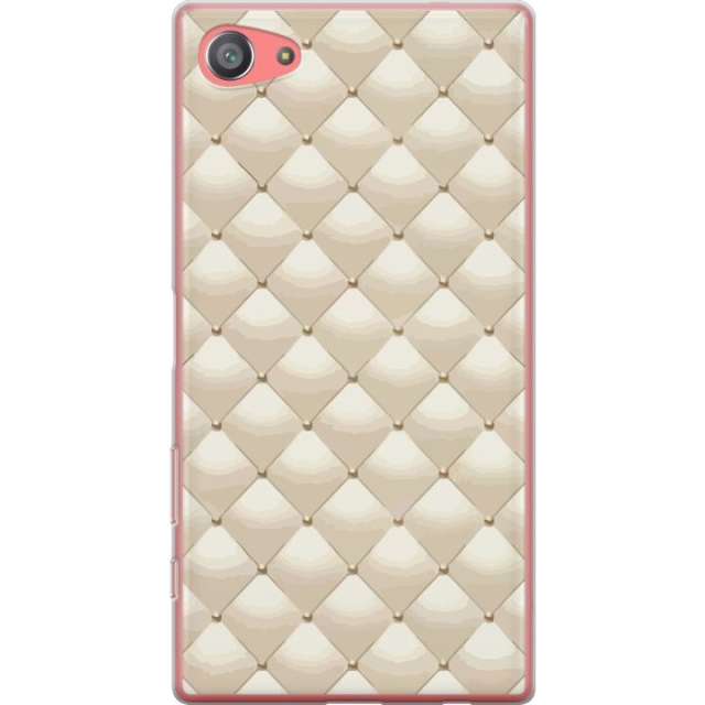 Mobile case for Sony Xperia Z5 Compact with Gold shine design