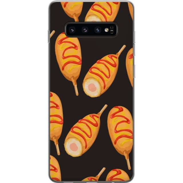 Mobile case for Samsung Galaxy S10 with Chicken drumstick design