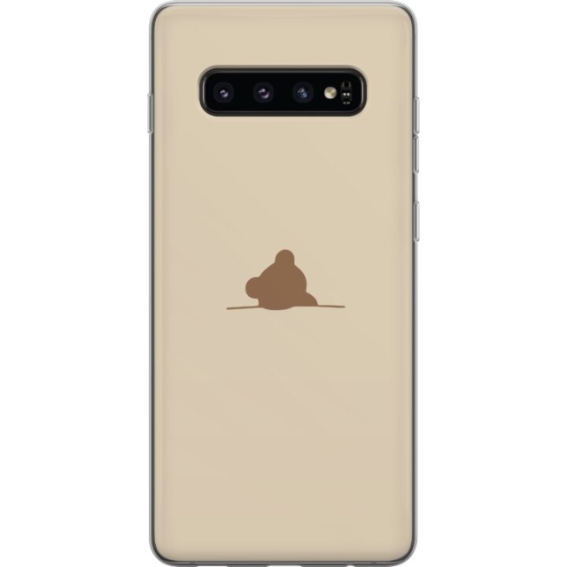 Mobile case for Samsung Galaxy S10 with Nalle design