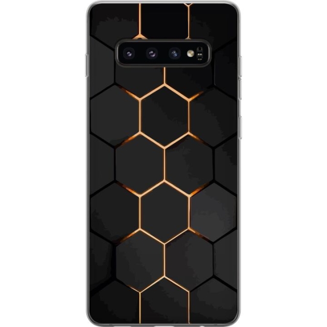 Mobile case for Samsung Galaxy S10 with Luxurious Pattern design