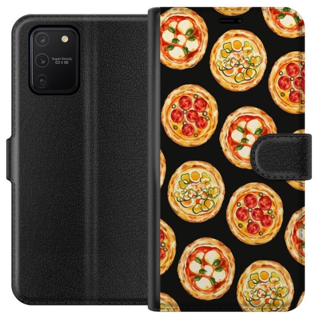 Wallet case for Samsung Galaxy S10 Lite with Pizza design