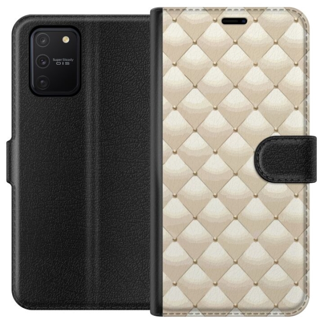 Wallet case for Samsung Galaxy S10 Lite with Gold shine design