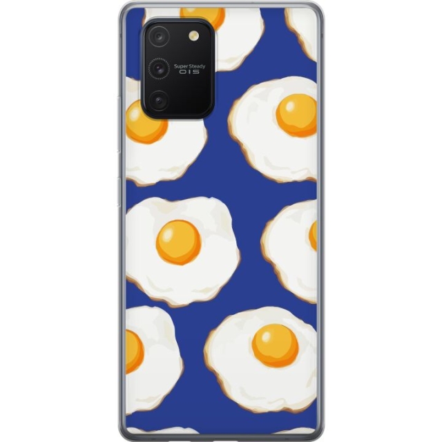Mobile case for Samsung Galaxy S10 Lite with Fried eggs design