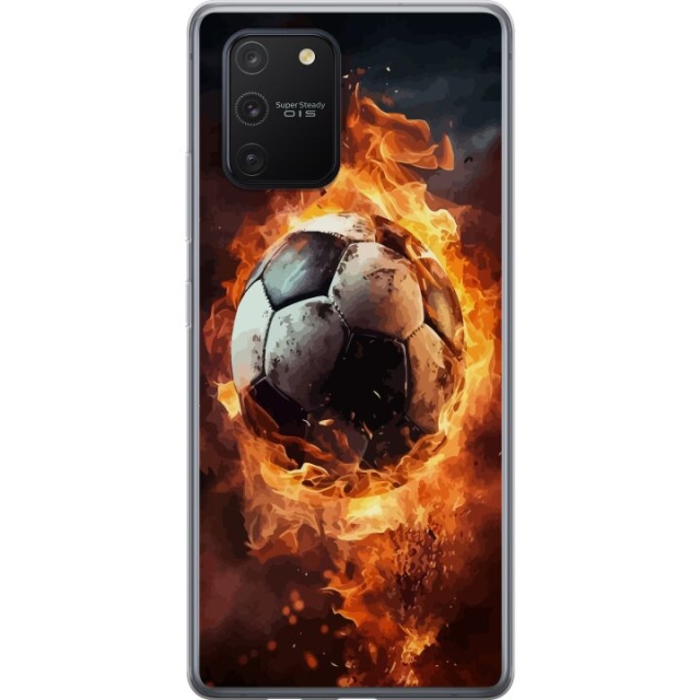 Mobile case for Samsung Galaxy S10 Lite with Football design