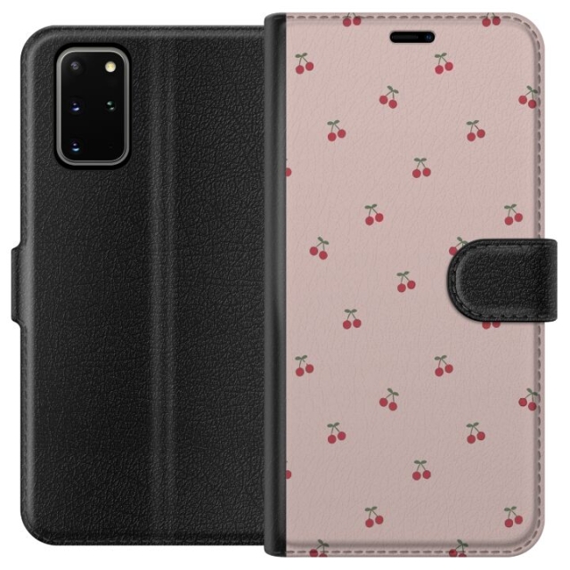 Wallet case for Samsung Galaxy S20+ with Cherry design