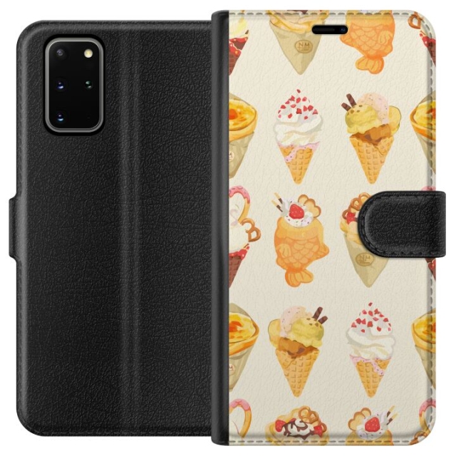 Wallet case for Samsung Galaxy S20+ with Glassy design
