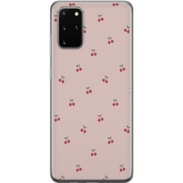 Mobile case for Samsung Galaxy S20+ with Cherry design