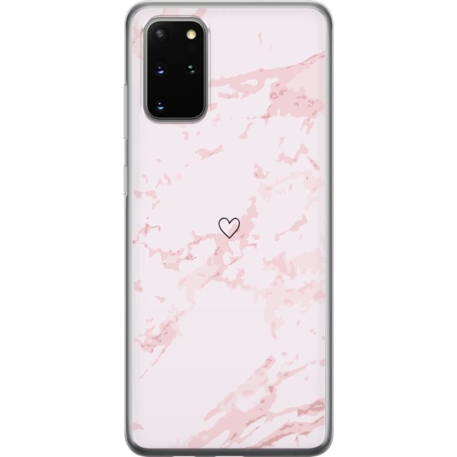 Mobile case for Samsung Galaxy S20+ with Pink Heart design