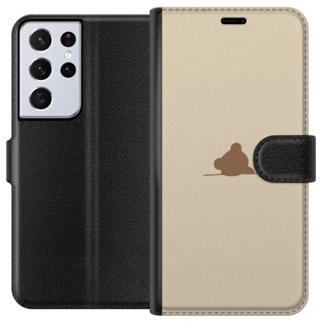 Wallet case for Samsung Galaxy S21 Ultra 5G with Nalle design