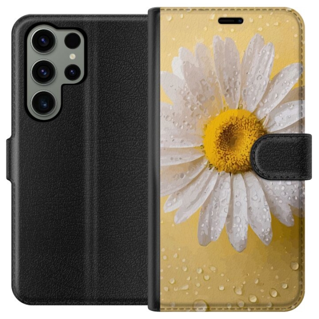 Wallet case for Samsung Galaxy S23 Ultra with Porslinsblomma design