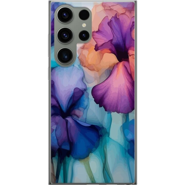 Mobile case for Samsung Galaxy S23 Ultra with Magical flowers design