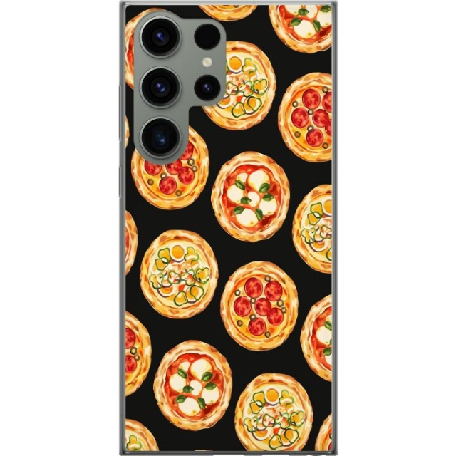 Mobile case for Samsung Galaxy S23 Ultra with Pizza design