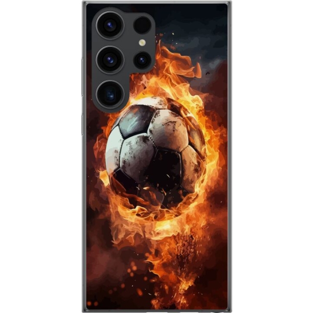 Mobile case for Samsung Galaxy S24 Ultra with Football design