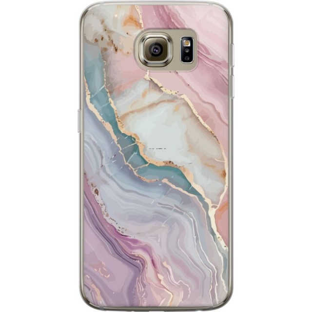 Mobile case for Samsung Galaxy S6 with Marble design