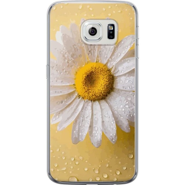 Mobile case for Samsung Galaxy S6 edge with Porslinsblomma design