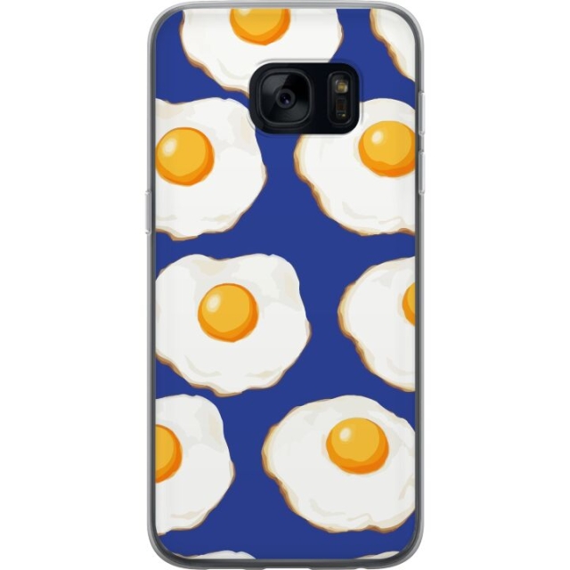 Mobile case for Samsung Galaxy S7 with Fried eggs design
