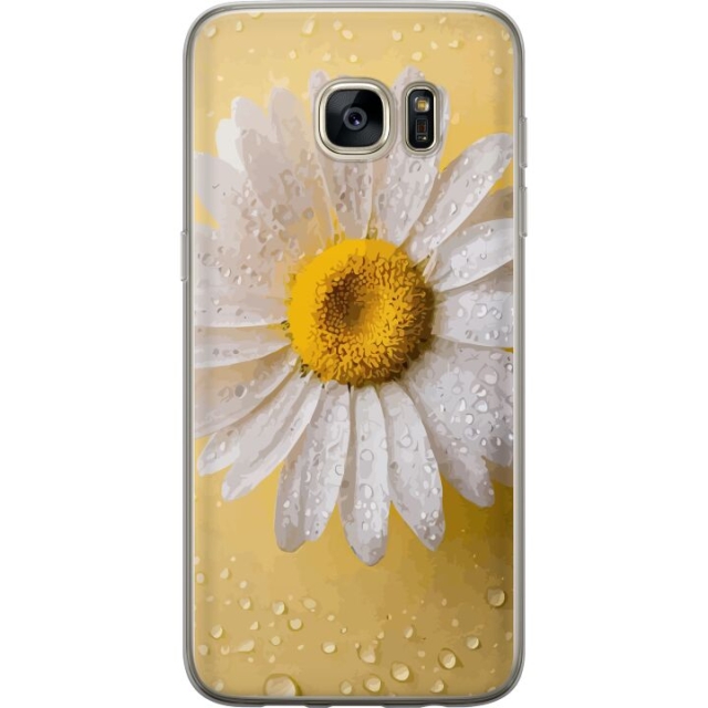 Mobile case for Samsung Galaxy S7 edge with Porslinsblomma design