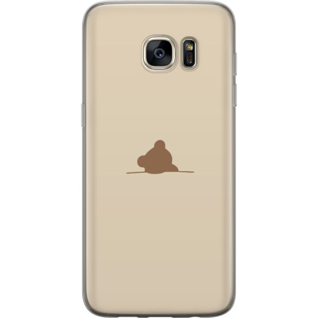 Mobile case for Samsung Galaxy S7 edge with Nalle design