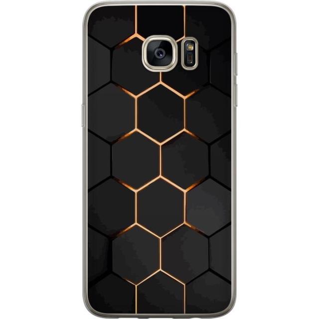 Mobile case for Samsung Galaxy S7 edge with Luxurious Pattern design