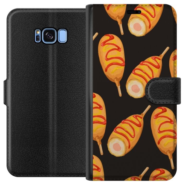 Wallet case for Samsung Galaxy S8 with Chicken drumstick design