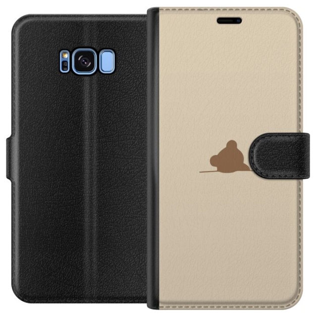 Wallet case for Samsung Galaxy S8 with Nalle design
