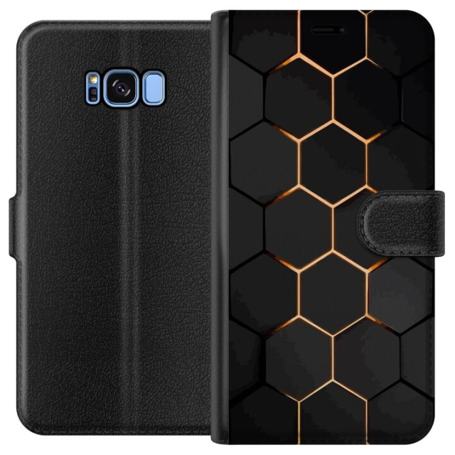 Wallet case for Samsung Galaxy S8 with Luxurious Pattern design