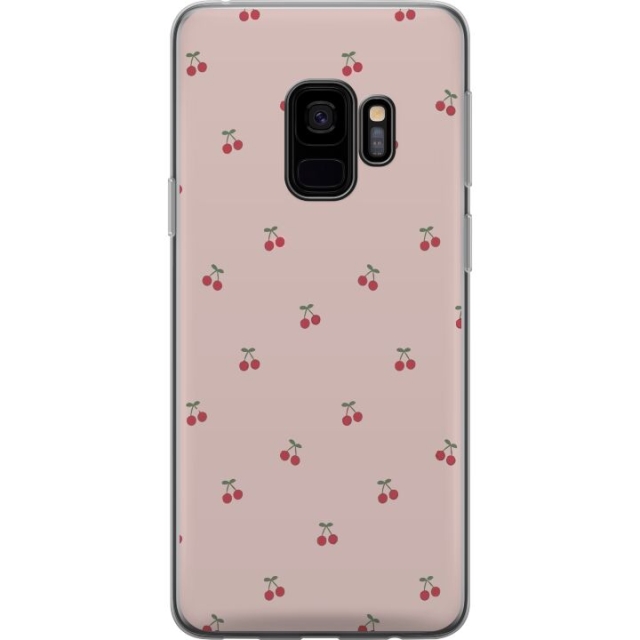 Mobile case for Samsung Galaxy S9 with Cherry design