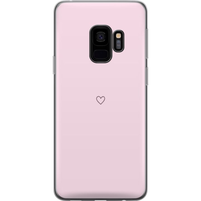 Mobile case for Samsung Galaxy S9 with Heart design
