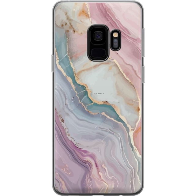 Mobile case for Samsung Galaxy S9 with Marble design