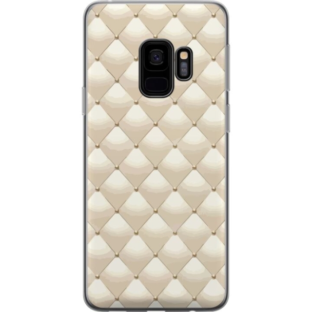 Mobile case for Samsung Galaxy S9 with Gold shine design