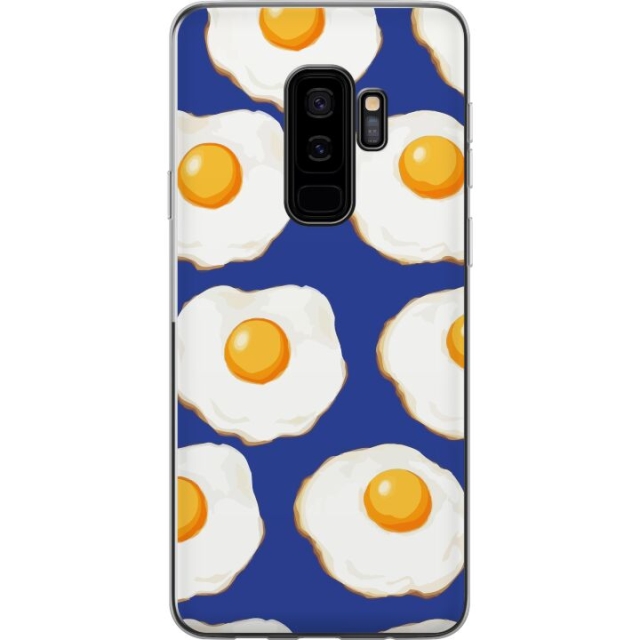 Mobile case for Samsung Galaxy S9+ with Fried eggs design