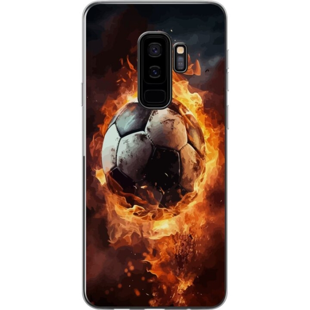 Mobile case for Samsung Galaxy S9+ with Football design