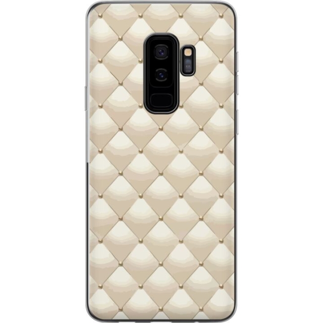 Mobile case for Samsung Galaxy S9+ with Gold shine design