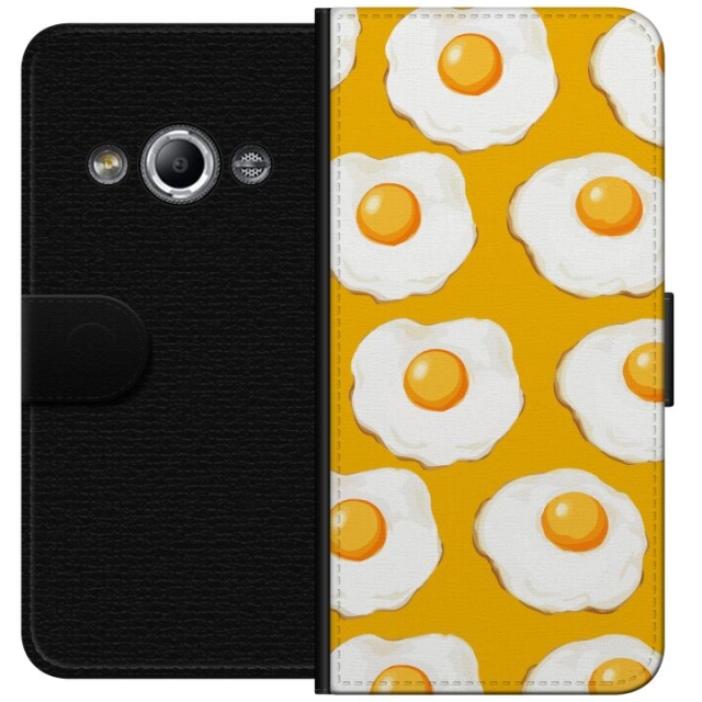 Wallet case for Samsung Galaxy Xcover 3 with Fried egg design