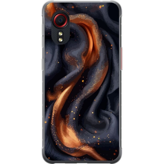 Mobile case for Samsung Galaxy Xcover 5 with Fiery silk design