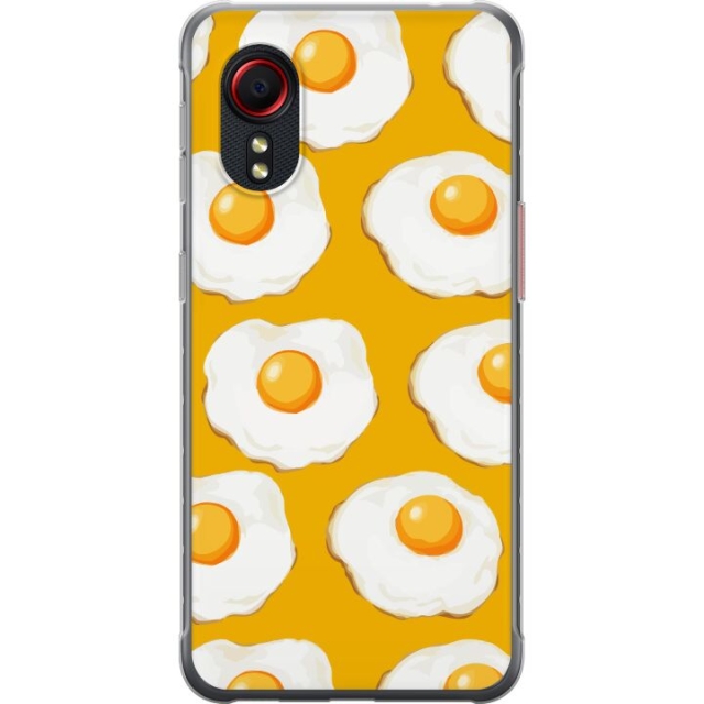 Mobile case for Samsung Galaxy Xcover 5 with Fried egg design