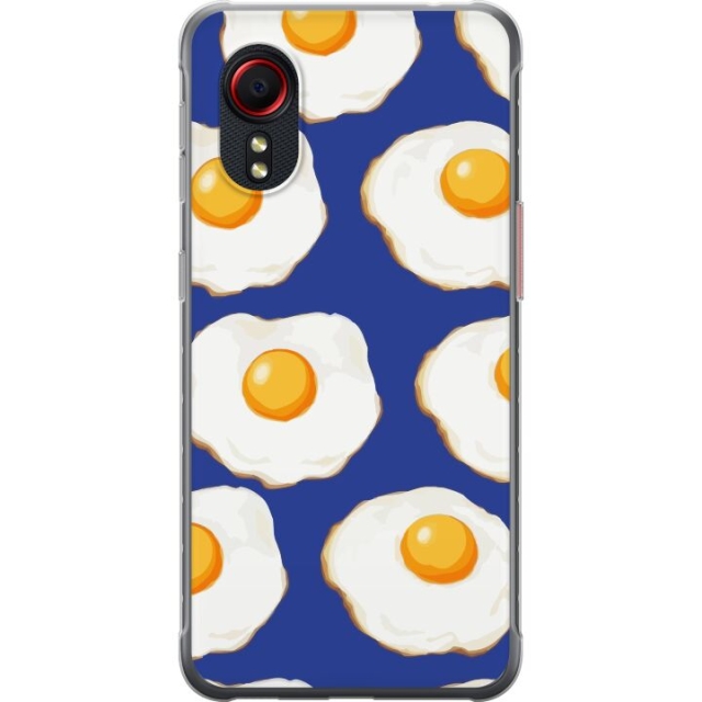 Mobile case for Samsung Galaxy Xcover 5 with Fried eggs design