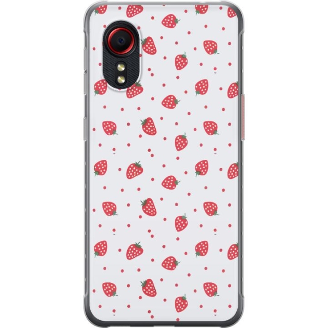 Mobile case for Samsung Galaxy Xcover 5 with Strawberries design