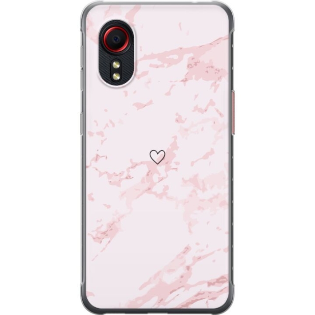 Mobile case for Samsung Galaxy Xcover 5 with Pink Heart design