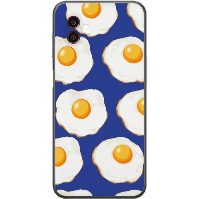 Mobile case for Samsung Galaxy Xcover6 Pro with Fried eggs design