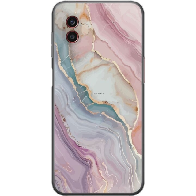 Mobile case for Samsung Galaxy Xcover6 Pro with Marble design
