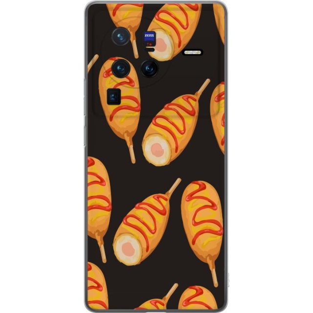 Mobile case for vivo X80 Pro with Chicken drumstick design