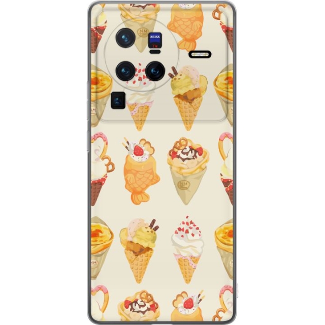 Mobile case for vivo X80 Pro with Glassy design