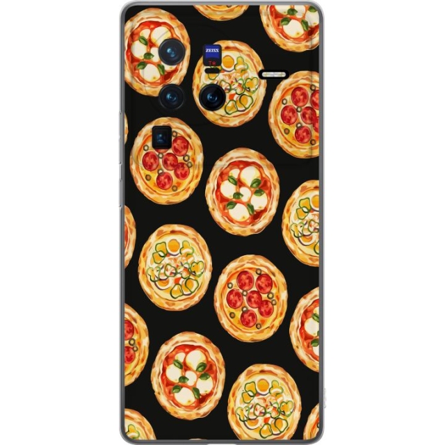 Mobile case for vivo X80 Pro with Pizza design