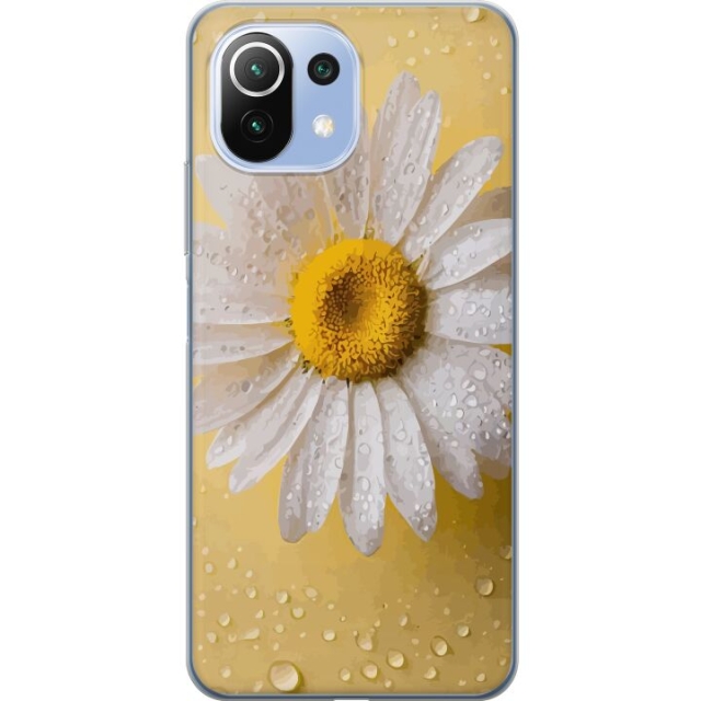 Mobile case for Xiaomi 11 Lite 5G NE with Porslinsblomma design
