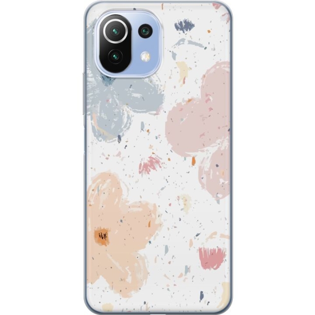 Mobile case for Xiaomi 11 Lite 5G NE with Flowers design