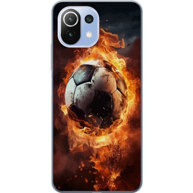Mobile case for Xiaomi 11 Lite 5G NE with Football design